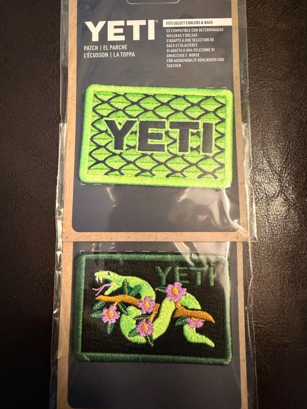 Yeti Venom Green Patch Duo Scales & Tree Snake